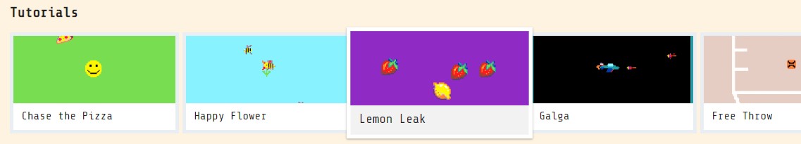 Microsoft MakeCode Arcade チュートリアル「Lemon Leak」(その1) | 渡り鳥の広場