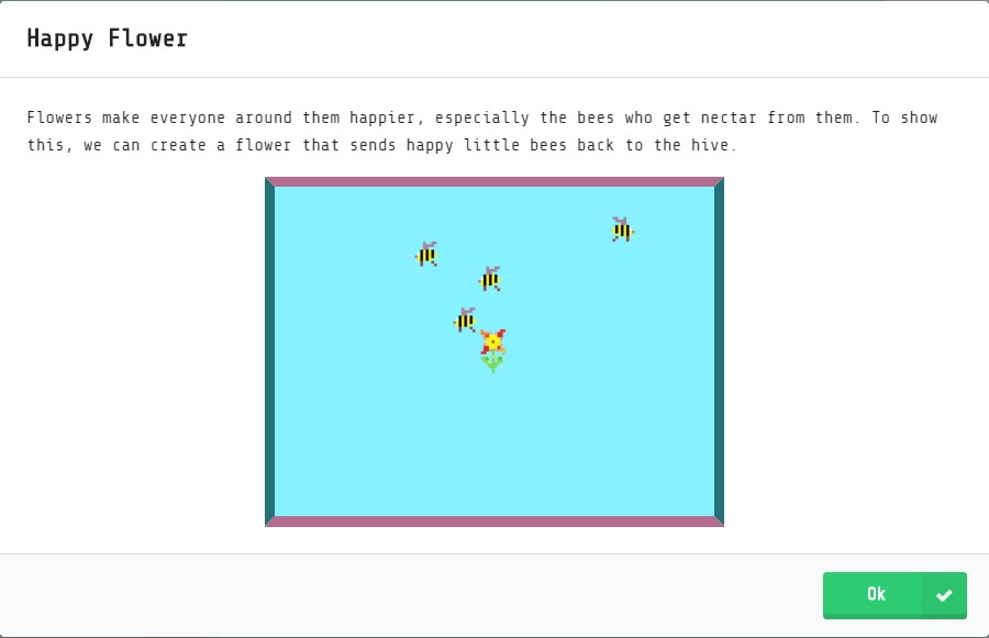 Microsoft MakeCode Arcade チュートリアル「Happy Flower」(その1) | 渡り鳥の広場