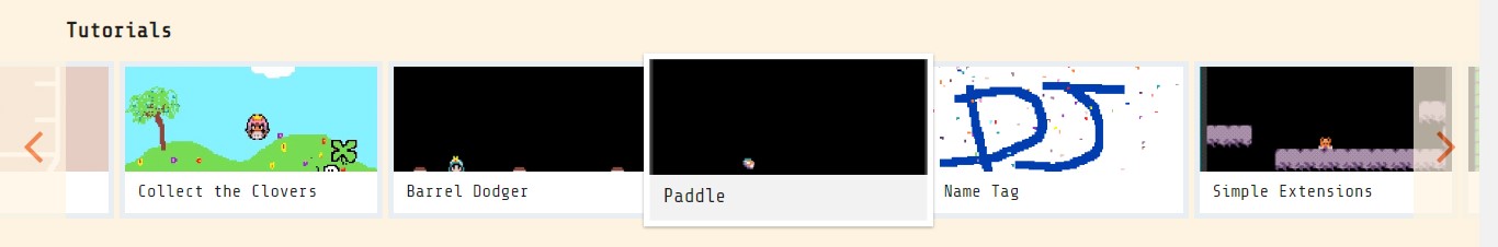 Microsoft MakeCode Arcade チュートリアル「Paddle」(その1) | 渡り鳥の広場