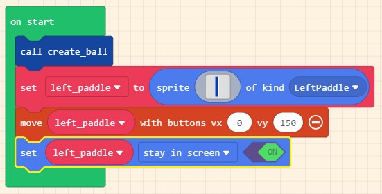 Microsoft MakeCode Arcade チュートリアル「Paddle」(その2) | 渡り鳥の広場